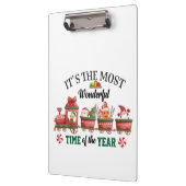 Es ist die wunderbarste Zeit des Jahres Klemmbrett (Links)