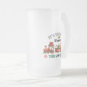 Es ist die wunderbarste Zeit des Jahres Mattglas Bierglas (VorderseiteRechts)