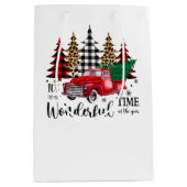 Es ist die wunderbarste Zeit des Jahres Mittlere Geschenktüte (Vorderseite)