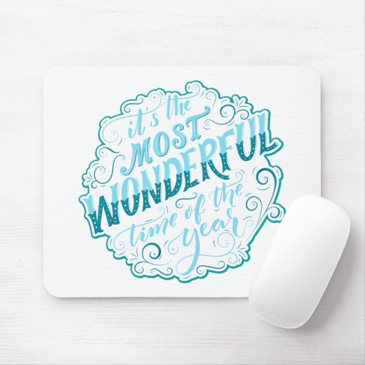 Es ist die wunderbarste Zeit des Jahres Mousepad (Mit Mouse)