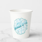 Es ist die wunderbarste Zeit des Jahres Pappbecher (Vorderseite)