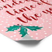 Es ist die wunderbarste Zeit des Jahres Poster (Ecke)