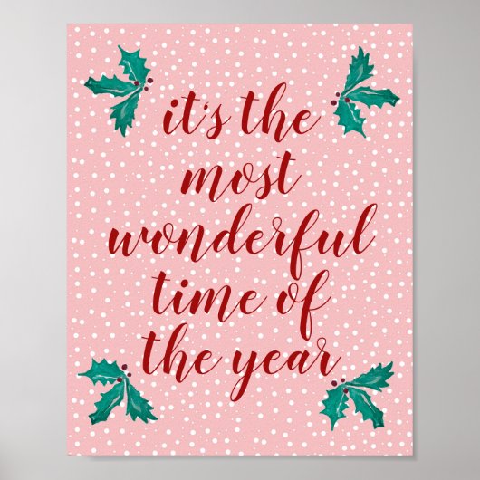 Es ist die wunderbarste Zeit des Jahres Poster (Vorne)