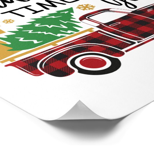 Es ist die wunderbarste Zeit des Jahres Poster (Ecke)