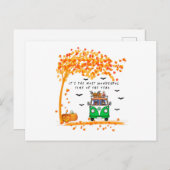 Es ist die wunderbarste Zeit des Jahres Postkarte (Vorne/Hinten)