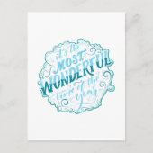 Es ist die wunderbarste Zeit des Jahres Postkarte (Vorderseite)