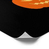 Es ist die wunderbarste Zeit des Jahres Pumpkin Poster (Ecke)
