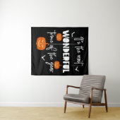 Es ist die wunderbarste Zeit des Jahres Pumpkin Wandteppich (Beispiel (Horizontal))