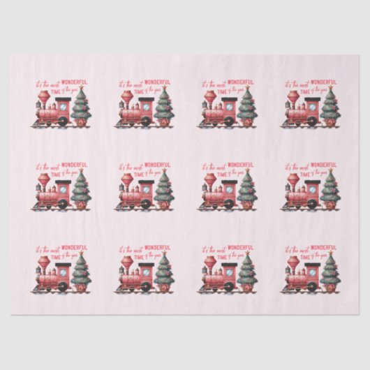 Es ist die wunderbarste Zeit des Jahres Seidenpapier (Vorderseite)