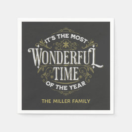 Es ist die wunderbarste Zeit des Jahres Serviette