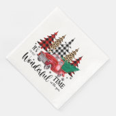 Es ist die wunderbarste Zeit des Jahres Serviette (Ecke)