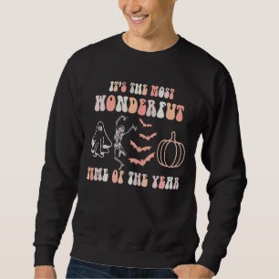 Es ist die wunderbarste Zeit des Jahres Skelett Sweatshirt
