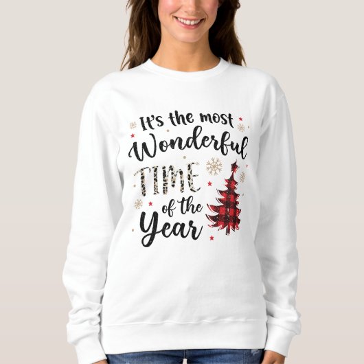 Es ist die wunderbarste Zeit des Jahres Sweatshirt (Vorderseite)