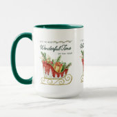 Es ist die wunderbarste Zeit des Jahres Tasse (Links)