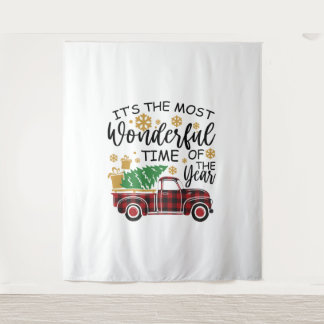 Es ist die wunderbarste Zeit des Jahres Wandteppich