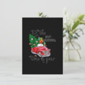 Es ist die wunderbarste Zeit des Jahres Weihnachte Einladung (Stehend Vorderseite)