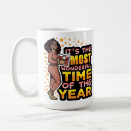 Es ist die wunderbarste Zeit des Jahres Weihnachte Kaffeetasse
