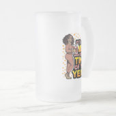 Es ist die wunderbarste Zeit des Jahres Weihnachte Mattglas Bierglas (VorderseiteRechts)