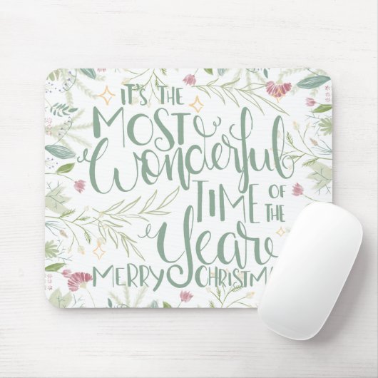 Es ist die wunderbarste Zeit des Jahres Weihnachte Mousepad (Mit Mouse)