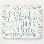Es ist die wunderbarste Zeit des Jahres Weihnachte Mousepad (Vorne)