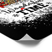 Es ist die wunderbarste Zeit des Jahres Weihnachte Poster (Ecke)