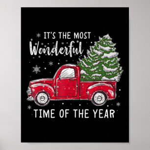 Es ist die wunderbarste Zeit des Jahres Weihnachte Poster