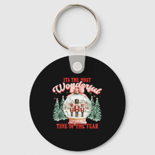 Es ist die wunderbarste Zeit des Jahres Weihnachte Schlüsselanhänger