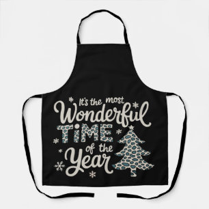 ES IST DIE WUNDERBARSTE ZEIT DES JAHRES Weihnachte Schürze