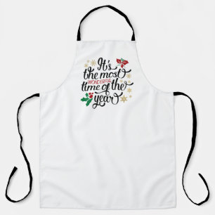 Es ist die wunderbarste Zeit des Jahres Weihnachte Schürze