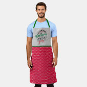 Es ist die wunderbarste Zeit des Jahres Weihnachte Schürze (Getragen)