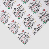 Es ist die wunderbarste Zeit des Jahres Weihnachte Seidenpapier (Ausschnitt)