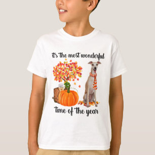 Es ist die wunderbarste Zeit des Jahres Windhund T-Shirt
