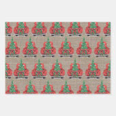 Es ist die wunderbarste Zeit des Karierten Jahres Geschenkpapier Set (Vorderseite)