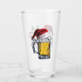 Es ist die wunderbarste Zeit für ein Bier Glas (Rückseite)
