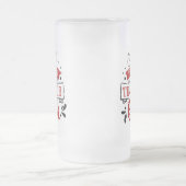 Es ist die wunderbarste Zeit für ein Bier Mattglas Bierglas (Mittel)