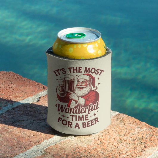 Es ist die wunderbarste Zeit für ein Bier Weihnach Dosenkühler (In Situ Pool)