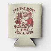 Es ist die wunderbarste Zeit für ein Bier Weihnach Dosenkühler (Vorderseite)