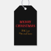 Es ist die wunderbarste Zeit für ein Bier Weihnach Geschenkanhänger (Rückseite)