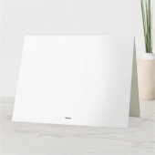 Es ist die wunderbarste Zeit für ein Bier Weihnach Karte (Rückseite)