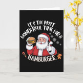 Es ist die wunderbarste Zeit für einen Hamburger Karte (Gelbe Blume)