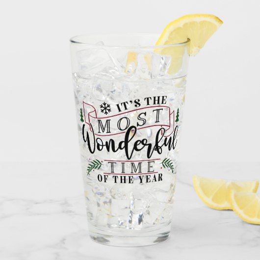 Es ist die wunderbarste Zeit... Glas (Rückseite Ice)