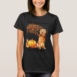 Es ist die wunderbarste Zeit Golden Retriever Scar T-Shirt