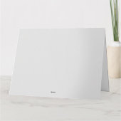 Es ist die wunderbarste Zeit Weihnachtsgrüße Karte (Rückseite)