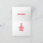 *ES IST DIE WUNDERSCHÖNSTE ZEIT DES JAHRES* KARTE (Innenseite)