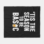 Es ist die Zeit Basic Fleecedecke (Vorderseite (Horizontal))
