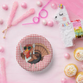 Es ist die Zeit in der Türkei mit der Papierschale Pappteller (Party)