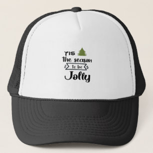 Es ist die Zeit, um Neujahrsfeier minimal zu sein Truckerkappe