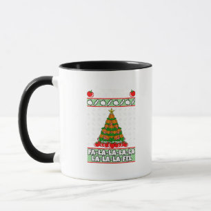 Es ist die Zeit, um vegane Weihnachts-Pyjamas X-Ma Tasse