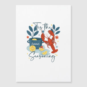 Es ist die Zeit Weihnachtszitat Magnetkarte