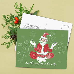 Es ist die Zeit zum Atmen Postkarte